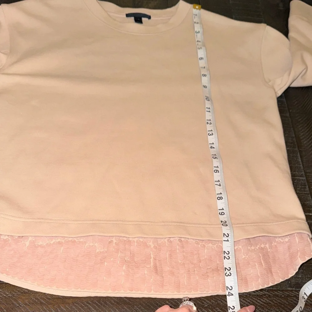 J. Crew Women's Blush Bling Sweatshirt